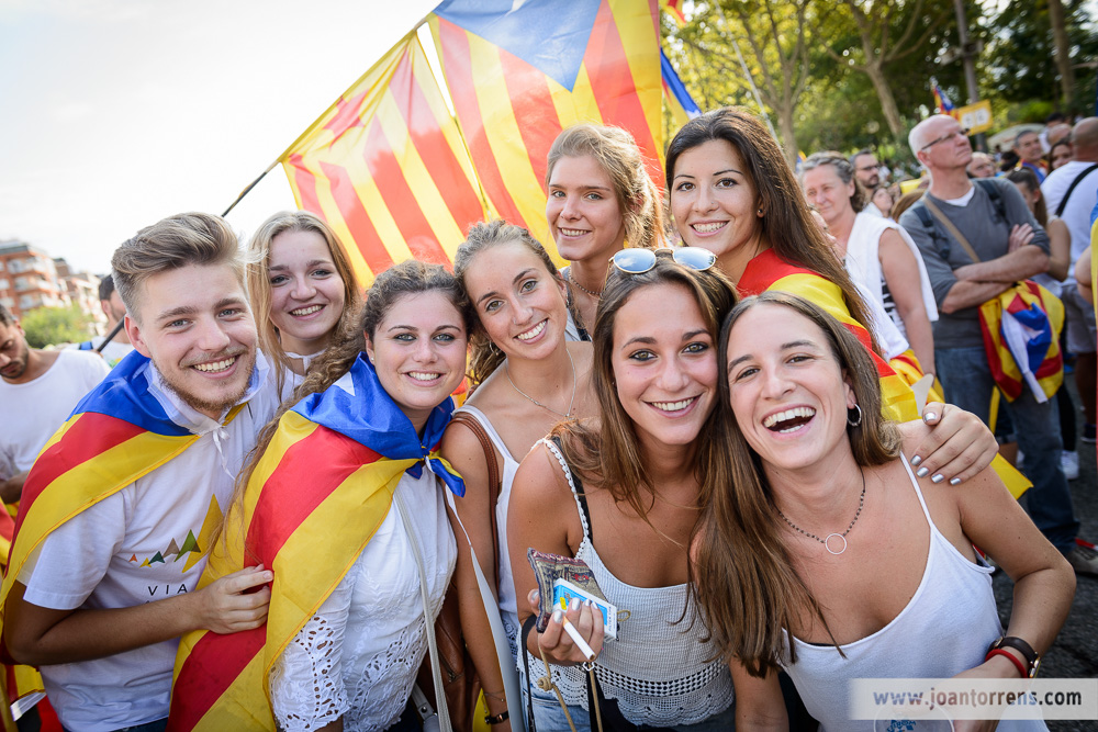 Via Catalana - Barcelona 11 de setembre de 2015