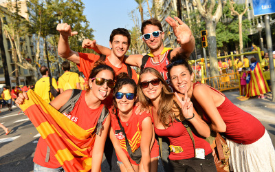 Fotos de la Via Catalana 2014 – Francesc Macià i Avinguda Diagonal #sisi