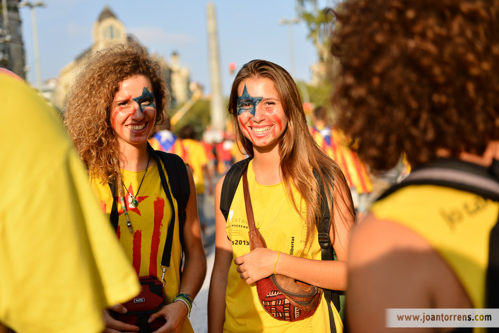 11 de setembre 2014, Via Catalana