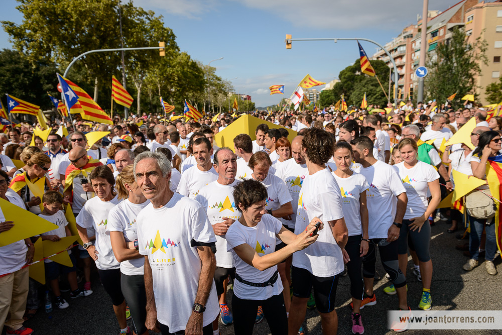Via Catalana - Barcelona 11 de setembre de 2015