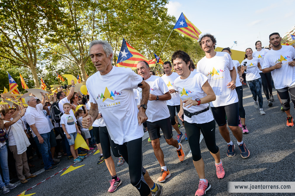 Via Catalana - Barcelona 11 de setembre de 2015
