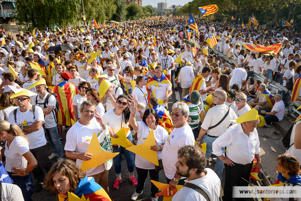 Via Catalana - Barcelona 11 de setembre de 2015