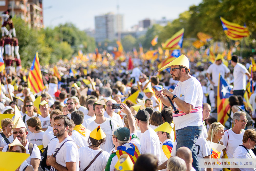 Via Catalana - Barcelona 11 de setembre de 2015