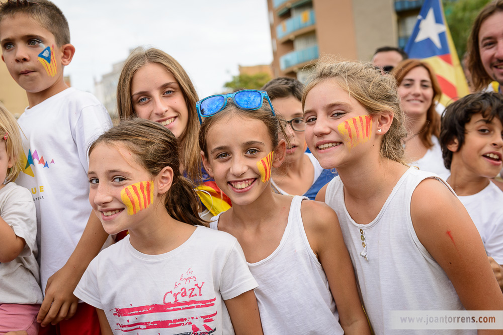 Via Catalana - Barcelona 11 de setembre de 2015