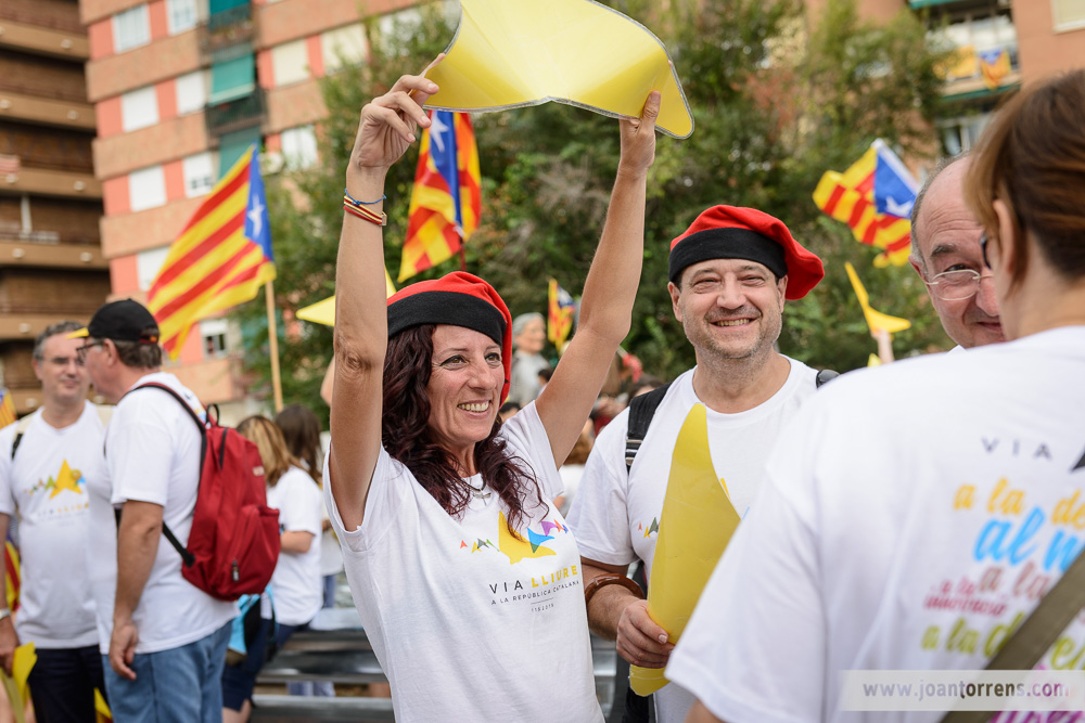 Via Catalana - Barcelona 11 de setembre de 2015