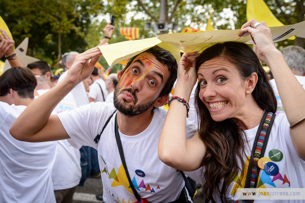 Via Catalana - Barcelona 11 de setembre de 2015