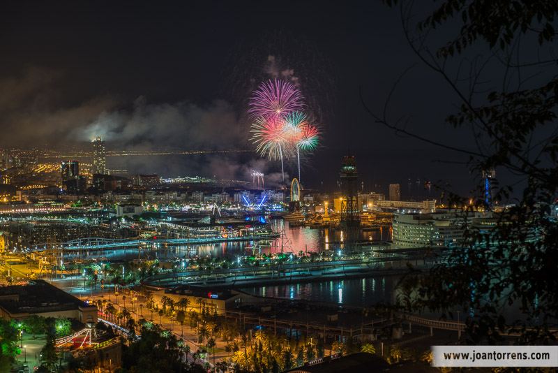 Fotografia nocturna i Focs Artificials