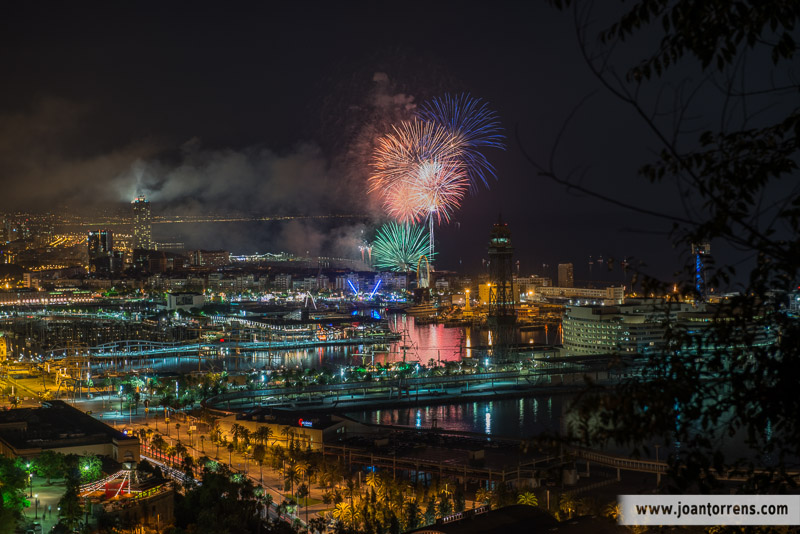 Fotografia nocturna i Focs Artificials