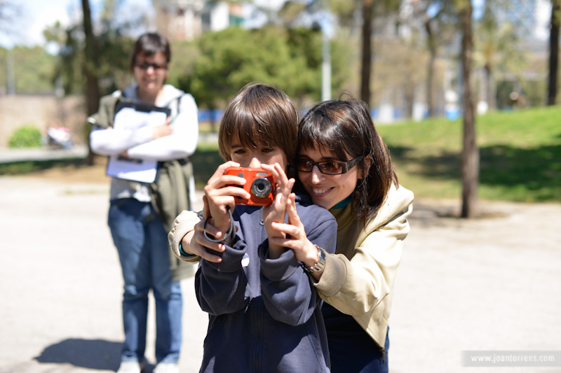 Fotos del taller infantil per la Barceloneta