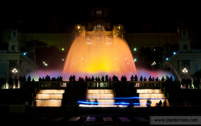 Passejades fotogràfiques: Montjuïc de nit