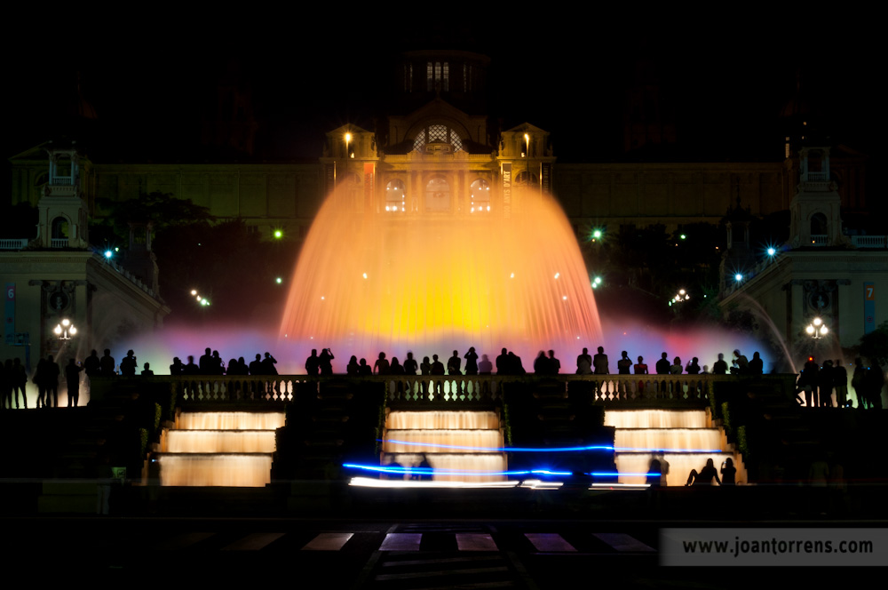 Passejades fotogràfiques: Montjuïc de nit