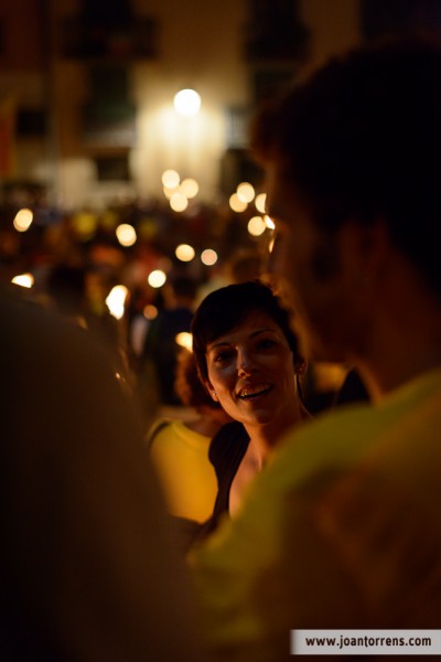Marxa de torxes al Fossar de les Moreres