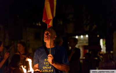 Marxa de torxes per la Diada de Catalunya