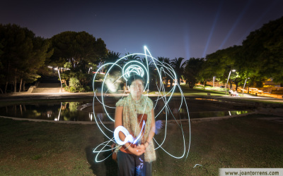 Fotos del taller de fotografia nocturna al Castell de Montjuïc