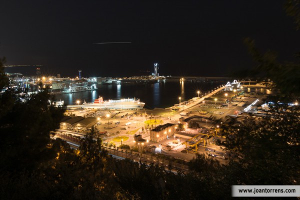 Passejada foto-historica al Castell de Montjuic, fotografia nocturna