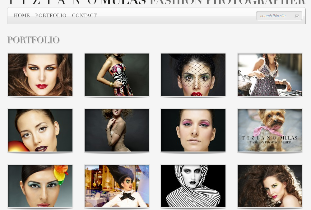 Nova web per Tiziano Mulas